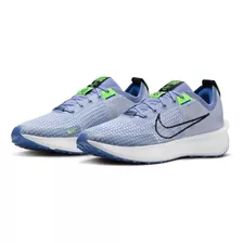 Tenis De Running Hombre Nike Interact Run Color Pizarra Cenizo/gris Fútbol/estrella Azul/negro Talla 27.5 Mx