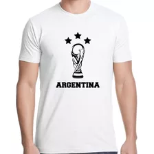 Oferta Remera Argentina Campeon Mundial 100% Algodón Premium