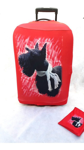 Capa De Proteção Para Mala De Viagem Cachorro Suplex Pratica