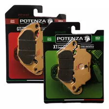 Kit Pastilha Potenza Diant+tras Yamaha Xmax 250 Abs 142+141