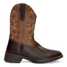 Bota Texana Infantil Peão Country Masculina 12x Sem Juros