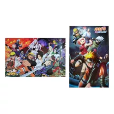 Poster Cromo Anime Naruto X2