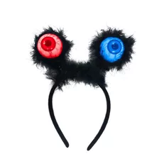 Tiara De Olhos Com Led Festa Fantasia Halloween Cor Preto