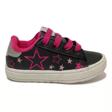 Zapatillas Urbana Drift Nena Negro Fucsia Dri1003nf