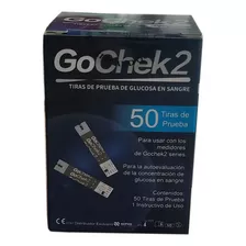 Tiras Tirillas Para Glucometro Gochek2 X 50 Unidades