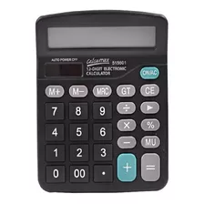 Calculadora Kenko Kk-837b De 12 Dígitos Grandes 16x12cm, Cor Escrita, Preto