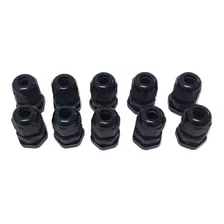 Prensa Cabo Pg11 Preto Pvc Kit 10 Pçs Jng 