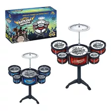 Mini Bateria Musical Infantil Brinquedo Crianças Menino Rock