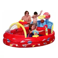Juego Inflable Acuatico Spaceship Play Pool