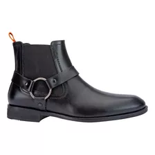 Botin Casual Chelsea Schatz Negro Para Caballero