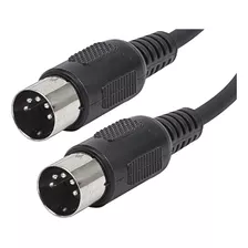Monoprice  cable Midi Con 5 pin Din Plugs, 3-feet, Co.