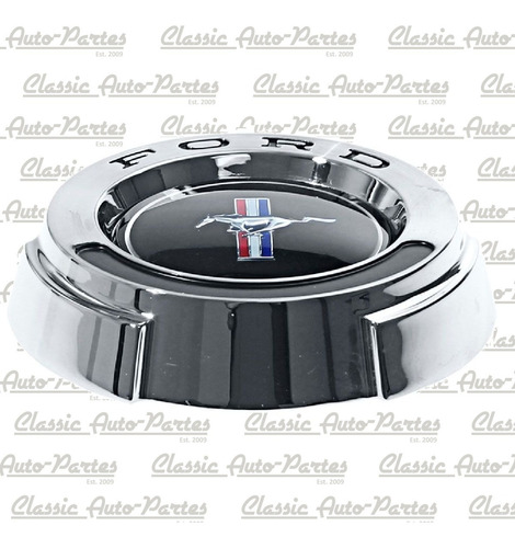 Tapon Gasolina Cromado Emblema Caballo Ford Mustang 65 T5 Foto 2