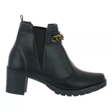 Bota Feminina Cano Curto Salto Grosso