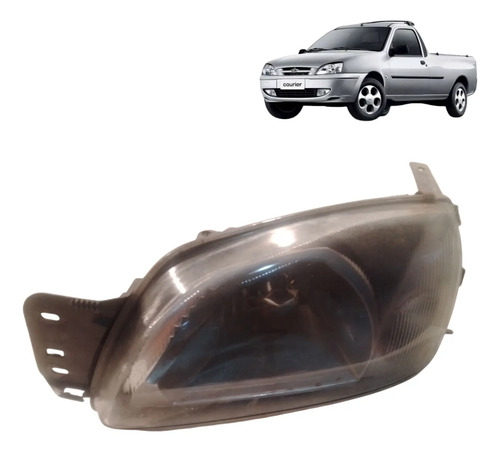 Farol Ford Courier 2004 2005 2006 A 2008 Dianteiro Esquerdo