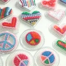 Planchitos Kit Caja Corazones Hama Beads Diseñar Y Crear