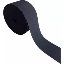 Elástico Resistente Preto Industria De Confecção 12cm X 25 M