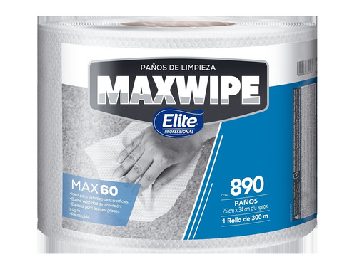 Paño De Limpieza Elite Professional Maxwipe 60 Reutilizable 890 u