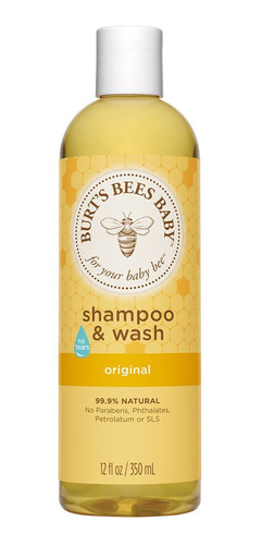 Shampoo Y Jabón Líquido Burt's Bees Original Baby Bee 235 Ml