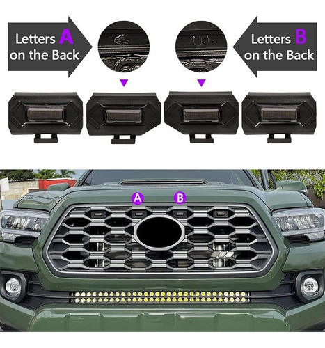 Luces Led De Parrilla Delantera Para Toyota Tacoma Raptor T Foto 7