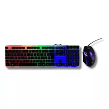 Kit Gamer Teclado + Mouse Rgb Xc-cb-05 2400dpi