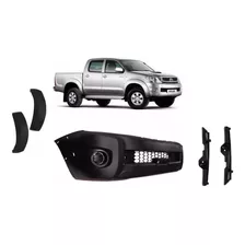 Parachoque Dianteiro Hilux 2009 2010 2011 Suporte E Moldura