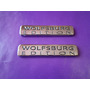 Emblemas Wolfsburg Edition Volkswagen Plaquitas Original Vw