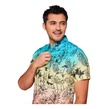 Camisa Hombre Degrade Colores