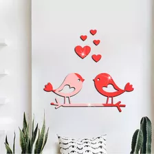 Pegatina De Espejo De San Valentín, Papel Autoadhesivo Acríl