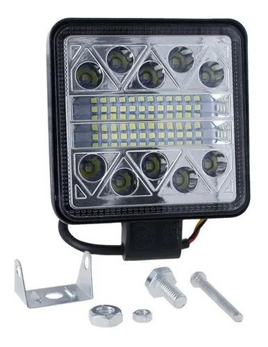 Par Faros 34 Led Auxiliares 4x4 Auto Moto Fija Estrobo F1 Foto 6