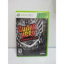 Jogo Xbox 360 Guitar Hero Warriors Of Rock Original Usado