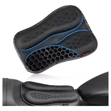 Almofada Assento De Moto Espuma Comfort Conforto Gel Ar Top