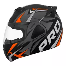 Capacete Escamoteável Pro Tork V-pro Jet Factor Fosco