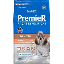 Alimento Premier Super Premium Raças Específicas Shih Tzu Para Cão Adulto De Raça Pequena Sabor Salmão Em Sacola De 1kg