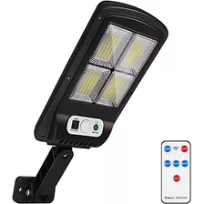 Lámpara Solar De Exteriores, 4 Paneles Con 120 Leds Control