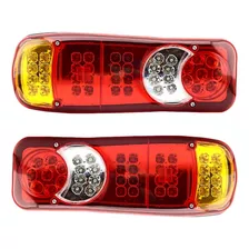 Par Lanternas Led Caminhão Axor 2544 2346 3344 Actros 2651