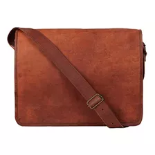 Pueblo Rústico 15 Pulgadas Crossbody Vintage Piel Genuino Bo