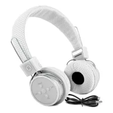 Fone Ouvido Bluetooth Sem Fio Micro Sd Fm P2 Kp-367 Branco