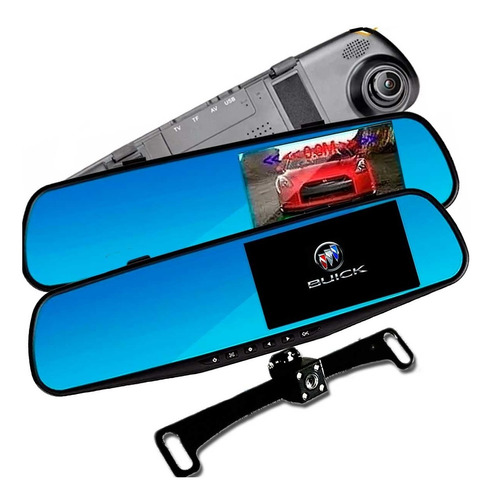 Espejo Retrovisor Dvr Pantalla 4.3, 2camaras, Personalizado Foto 10