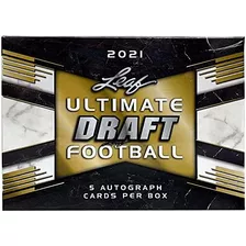 Caja De Fútbol Leaf Ultimate Draft 2021 (cinco Autógrafos)