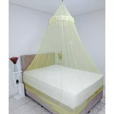 Mosquiteiro Teto Casal Com Elástico Renda Promoção Limitada