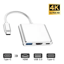 Adaptador Usbc 3.1 Tipoc Hdmi Usb Samsung Dex S8 S9 S10