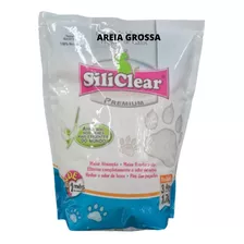 Areia Cristais Sílica Higiênica Gato Siliclear 1,7kg Natural