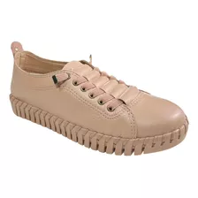 Tenis Feminino Bottero Comfort Calce Facil 354304 Em Couro 