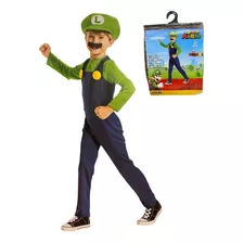 Disfraz Luigi Bross Nintendo Original Niño