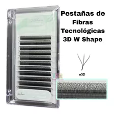 Pestañas Natuhana 3d Fibras Tecnológicas W Shape Mix 0.07 D