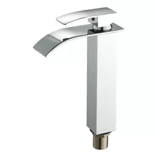 Torneira Cascata Alta Para Banheiro Monocomando Metal