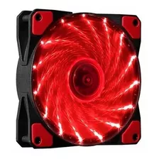 Cooler Gamer Led Red 120mm 3 Pin Molex Netmak Pc