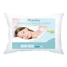 Travesseiro Plooma 0,50x0,70m 80% Pena 20% Plumas De Ganso