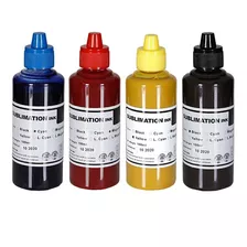 Kit 4x 100ml Tinta Sublimática L120 200 L380 L375 L455 L1300