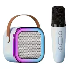 Parlante Karaoke Portátil Mini Con Micrófono Inalámbrico Bt